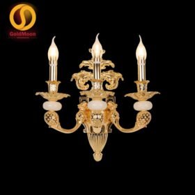 Đèn tường nến đồng đá 4326T3 1