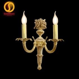 Đèn tường nến đồng đá 4801T2 1