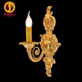 Đèn tường nến đồng đá 4802T1 1