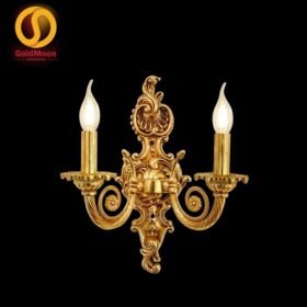 Đèn tường nến đồng đá 4802T2 1