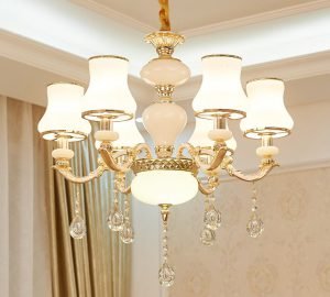 Mẹo chọn & lắp đặt đèn chùm bát đá hợp từng căn phòng Meo chon lap dat den chum bat da hop tung can phong 1