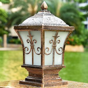 Mẹo lựa chọn đèn trụ cổng đẹp chất lượng từ chuyên gia Meo lua chon den tru cong dep chat luong tu chuyen gia 1