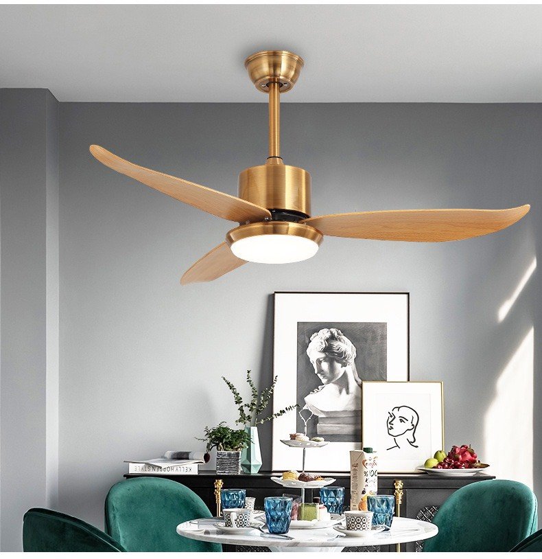 Một số mẫu quạt trần 3 c&aacute;nh đang được ưa chuộng hiện nay