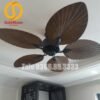 Quạt trần cánh lá trang trí đẹp 52A256 5