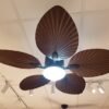 Quạt trần đèn cánh lá trang trí đẹp 52A260 2