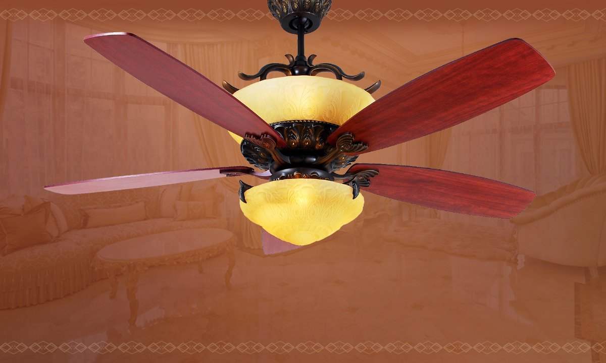 Quạt trần đ&egrave;n biệt thự - một sản phẩm nội thất th&ocirc;ng minh hiện nay