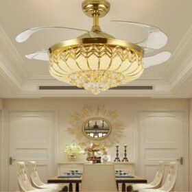 Quạt trần đèn giấu cánh GM361 1