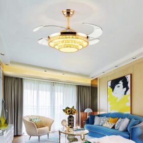 Quạt trần đèn giấu cánh GMF68 1