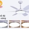 Quạt trần đèn 6 cánh 52911 4