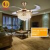 Quạt trần đèn thu cánh 42207 7