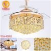 Quạt trần đèn thu cánh 52501 4