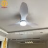 Quạt trần đèn trang trí đẹp 52A301W-CD 4