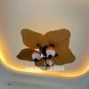 Quạt trần đèn cánh lá trang trí đẹp 56A262 3