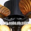 Quạt trần đèn cánh lá trang trí đẹp 52A259 5