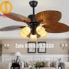 Quạt trần đèn cánh lá trang trí đẹp 52A259 3