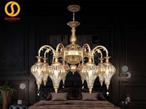 Sự đẳng cấp trong không gian dử dụng  đèn chùm cổ điển Su dang cap trong khong gian du dung den chum co dien 1