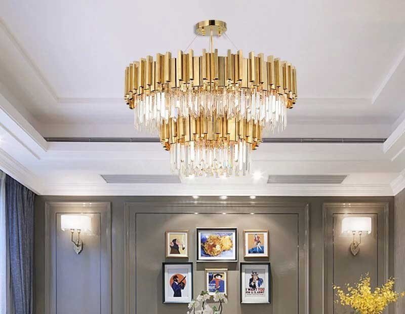 Top +7 mẫu đ&egrave;n thả pha l&ecirc; ph&ograve;ng kh&aacute;ch thời thượng nhất 2021