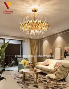 Tuyệt chiêu mua đèn chùm hiện đại cho phòng khách siêu mê ly Tuyet chieu mua den chum hien dai cho phong khach sieu me ly 1