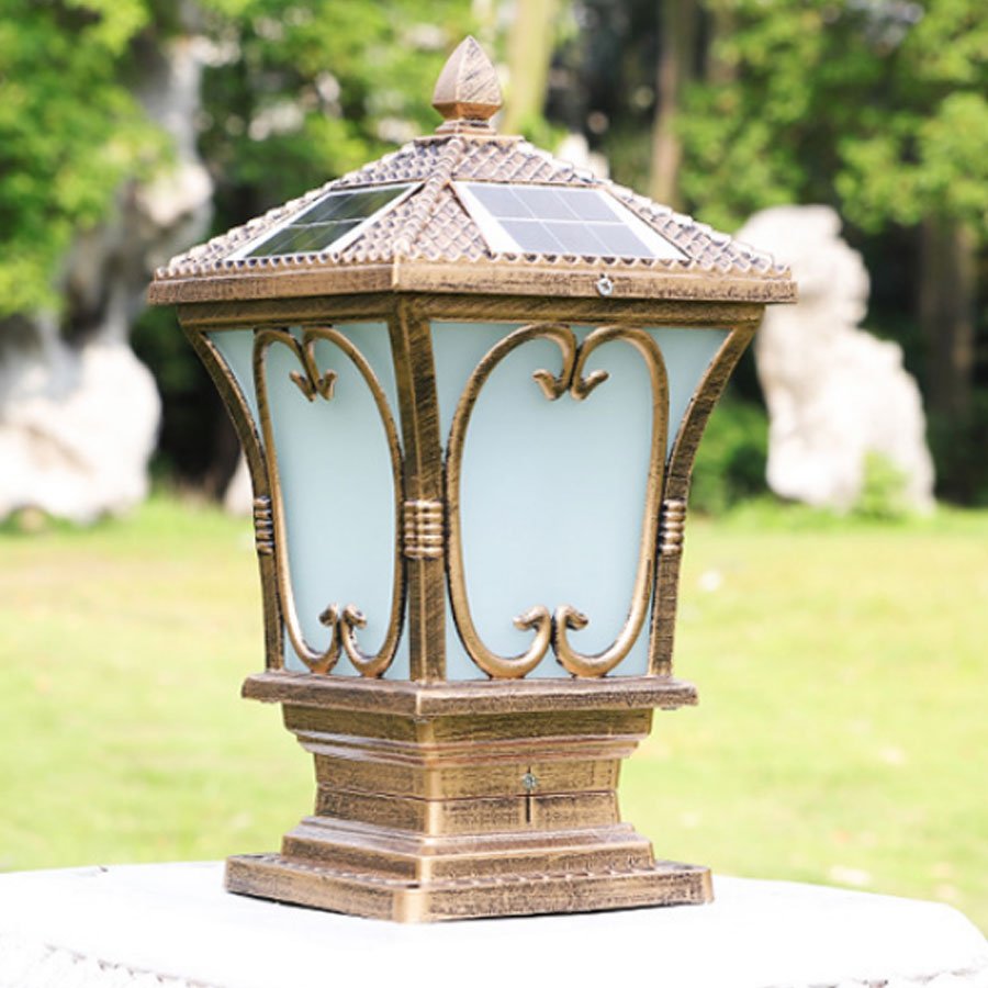 Ứng dụng của đ&egrave;n trụ cổng trong kh&ocirc;ng gian ngoại thất