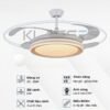 Quạt trần đèn giấu cánh 42A203 Z5181896026057 6a9f3519fea9b963728eea64598ef1e4