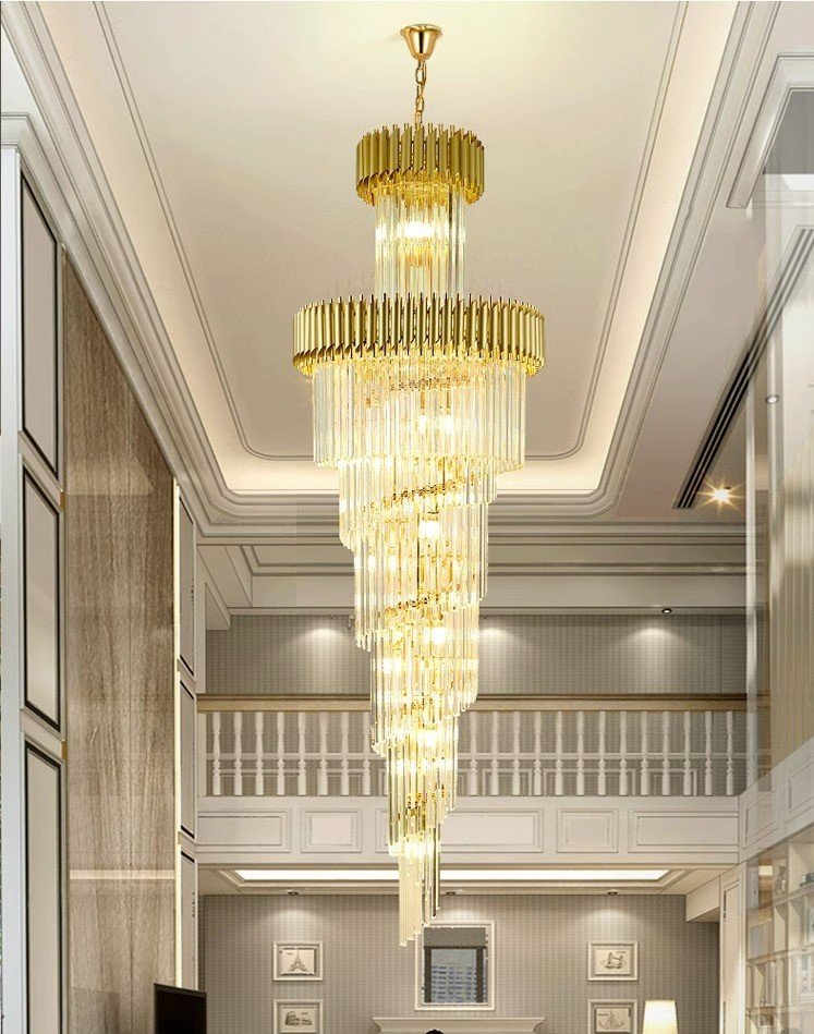 Đèn Chùm Thông Tầng Vẻ Đẹp Tinh Tế cho Không Gian Sống