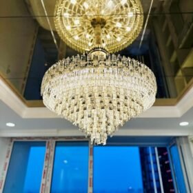 Đèn chùm pha lê cao cấp GMT560T - Ø600 x H420 Den chum pha le cao cap gmt560t 00