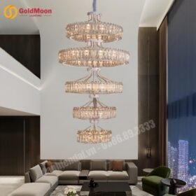 Đèn thả thông tầng pha lê cao cấp GMT2199T5 Den tha thong tang pha le cao cap gmt2199t5 01