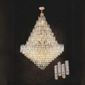 Đèn thả thông tầng pha lê cao cấp GMT8088 Den tha thong tang pha le cao cap gmt8088 00