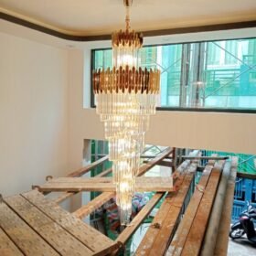 Đèn thả thông tầng pha lê cao cấp GMT88198D Den tha thong tang pha le cao cap gmt88198d 01