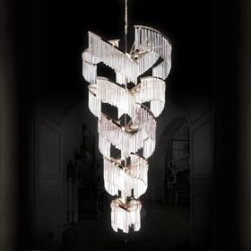 Đèn thả thông tầng pha lê cao cấp GMT17 Den tha thong tang pha le cao cap gmt17