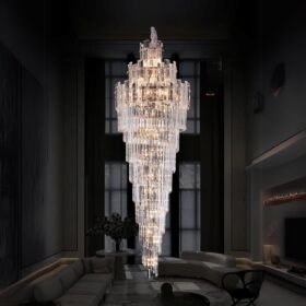 Đèn thả thông tầng pha lê cao cấp GMT6289 Den tha thong tang pha le cao cap gmt6289