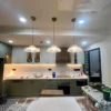 3 - Trang trí không gian sống với đèn thả đồng thủy tinh GMTT58, bền đẹp và hiện đại.