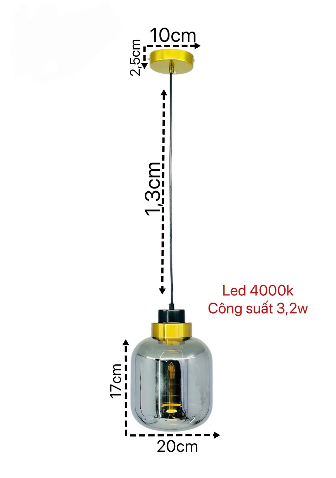 Img 1744098335609 1744431947216 - Khám phá Đèn thả thủy tinh GoldMoon GMTT48, lý tưởng cho mọi không gian sống!